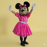 disfraz minnie mouse - disney - botarga